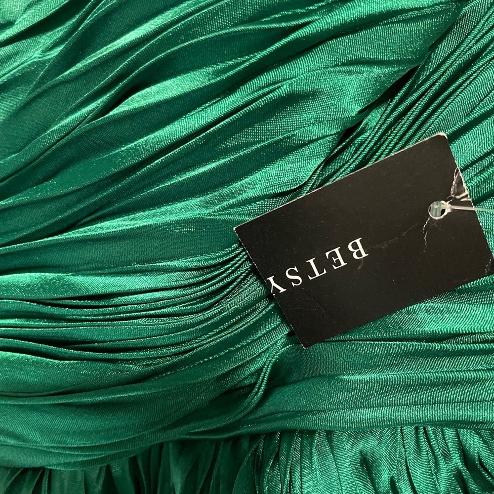 Betsy & Adam Deep Green Maxi Dress - Picture 6 of 7
